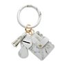 -Selling Wristlet Purse Key Ring Pu Leather Lipstick Credit Card Holder Bracelet Bangle Keychain for Women