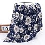 100% Cotton Muslin Swaddle Blanket Tassel 120*110 Cm Wrap Towel for Baby