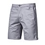 100% Cotton Shorts Men Solid Color Casual Short Mens Track Pants Jogger Knee-Length Shorts for Mens