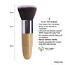 11Pcs Eco-Friendly Bamboo Handle Natural Hair Professional Makeup Brush Set/Kit Vegan Cruelty Free - Premium Synthetic Kabuki