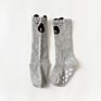 1 Pair 0 to 24M Cute Fox Baby Sock Non Slip with Grips Cotton Long Socks for Infant Girls Boys Newborn Knee High Socks