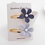 1Pair Flower Baby Hair Clips Set Cute Solid Baby Barrette Hairpins for Girls Daily Life Newborn Infant Hair Accessories