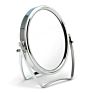 360 Degree Rotatable Metal Table Makeup Mirror Frame Desktop Vanity Mirror Make up Mirror 4 Inch Silver Rose Gold Round