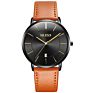 5869 Olevs Business Sports Style Genuine Leather Watch Mens Leather Wrist Watch Quartz Watch