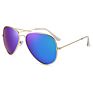 90S Vintage Gold Metal Big Frame Polarize Shades Sunglasses Men Unisex Photochromic Mirror Driving Boy Sunglasses