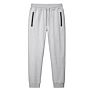 95% Cotton 5% Spandex Men's Jogger Pants with Zipper Pockets Workout Running Middleweight Sweatpants