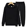 Autumn Hooded Sweatshirt Sweatpants Men Set Hoodie Pant Hip Hop Pullover Hoodies and Jogger Set Unisex