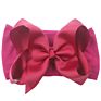 Baby 6 Inch Grosgrain Ribbon Big Bow Hair Band Soft Elastic Nylon Headband Baby Turban for Kids Headwrap Baby Hair Accessories