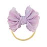 Baby Headband Headwear for Kids Chiffon Fabric Children Nylon Band Headband Baby Elastic Big Bow Hair Band Hair Accessories