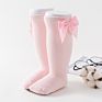 Baby Socks Knee-Length Big Bow Dress Girl Princess Pink Socks Loose Stockings Cute Knee Length Panty-Hose