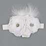 Baby Sparking Rhinestone Feather Headband Girl Flower Hair Bow Headwear Velvet Hair Band Girls Accessories
