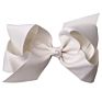 Big 6" Hair_Bows Clips Solid Color Grosgrain Ribbon Larger Hair Bows Alligator Clips Hair Accessories for Baby Girls Infants