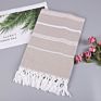 Black Turkish Hand Towel Turkish Beach Towel Digital Print Towel