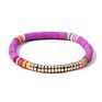 Bohemia Hawaii Beach Style Stack Disc Spacers Polymer Clay Bracelet
