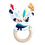 Bpa Free Food Grade Wooden Teething Toys Funny Silicone Baby Teether