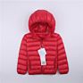Bubble Crop Red Puffer Coat Little Boy plus Size Puffer Coat with Hood Zip up down Jacket Kids Boy Warm