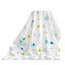 Cartoon Printing 100% Organic Cotton Muslin Baby Swaddle Blanket