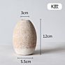 Ceramic Retro Handmade Stoneware Floral Home Decoration Handicraft Ornaments Flower Vase