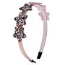 Children Glitter Star Hair Hoop Scallion Powder Star Plastic Headband