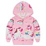 Children Jackets Girls Unicorn Hoodie Toddler for Baby Fleece Kids Fall Jackets