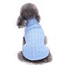 Classic Design Christmas Knitted 9 Colors Pet Accessories Clothes Solid Dog Sweater