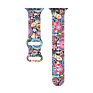 Color Elastic Printed Watch Strap 42Mm 44Mm Sports Silicone Smart Watch Band for Apple Watch Series 3 4 5 6 7 41Mm 45Mm