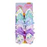 Colorful Cute Jojo Siwa Bows Alligator Clips for Girls Unicorn Grosgrain Ribbon Hair Barrettes Accessories Hair Bows Set