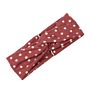Crisscross Vintage Polka Dot Printed Women's Headbands Headwraps Hair Bands Bows Elastic Girls Hair Band Accessories