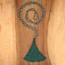Crystal Knot Tassel Necklace Hand Woven Long Sweater Chain Buddha Head Pendant Women's Necklace