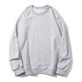 Customized Logo Men Heavy Organic 100% Cotton Sweatshirt Crew Neck Heavy French Terry Golf Sweatshirt 280 Gsm Sweatshirt