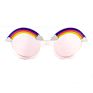 Cute Candy Color Girls Boys Transparent Sunglasses Rainbow Fashionable Beach Eyewear