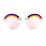 Cute Candy Color Girls Boys Transparent Sunglasses Rainbow Fashionable Beach Eyewear