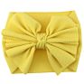 Cute Silk Solid Headband Bow Tie Baby Nylon Headband Hair Accessories Headwrap for Babies