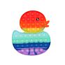 Design Animal-Shaped Fidget Toy Rainbow Push Bubbles Fidget Sensory Toy Silicone Sensory Educational Toy