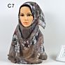 Design Available Design Voile Hijab Luxury Print Muslim Head Scarf