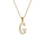 Designer Stainless Steel Zircon Alphabet Pendant Necklaces Hiphop Women Men Hip Hop Gold Chain Necklace Initial Letter Necklace