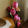 Direct 5 Heads Silk Tulip 100Cm Artificial Tulip Flower for Home Decoration