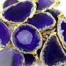 Diy Accessories Multicolor Natural Gemstone Pendants Necklace Healing Crystal Agate Stone Pendants Necklace