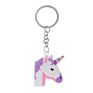 Diy Cute Fairytale Pvc Unicorn Keychain Multi-Style Horse Key Rings Holder Alloy Key Chain for Woman Girls Gift Jewelry