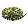 Double Layer Multi Color Flat Braid Two Toned Polyester Shoelaces for Jogging Shoes