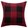 Drop Shipping Nordic Sofa Art Linen Yarn-Dyed Large Lattice Cushion Cover Pillowcase