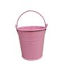 Easter Gift Bucket Small Colored Metal Bucket with Handle Colorful Galvanized Bucket Metal Pail