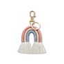 Etsy Handmade Mamcrame Bag Charms Boho Rainbow Macrame Keychain