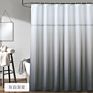 European Pattern Print Waterproof Shower Curtain, Elegant Rust Resistant Green Shower Curtain Boho for Bathroom/
