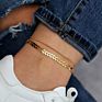 European Simple All-Match Alloy Pendant Anklet Jewelry