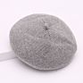 Fall Dome Knit Beret Shiny Sequins Sweet Lovely Wool Hat Women Outdoor Garment Accessory