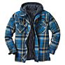 Fanli Quilted Mens Thick Jacket Shirt with Hood Men Jacket