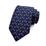 Fashionable Classic Solid Color Jacquard Wedding Party Formal Necktie Polyester Men's Floral Neck Ties with Various Patterns