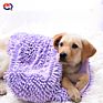 Fast Absorb Cleaning Absorbent Pet Towel Pet Bath Towel Pet Ultra Microfiber Chenille Dog Bath Dry Towel