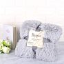 Fluffy Candy Color Flannel Cozy Soft Photo Posing Baby Blanket Kids Bedding Quilt Sofa Backseat Cover Pet Blanket